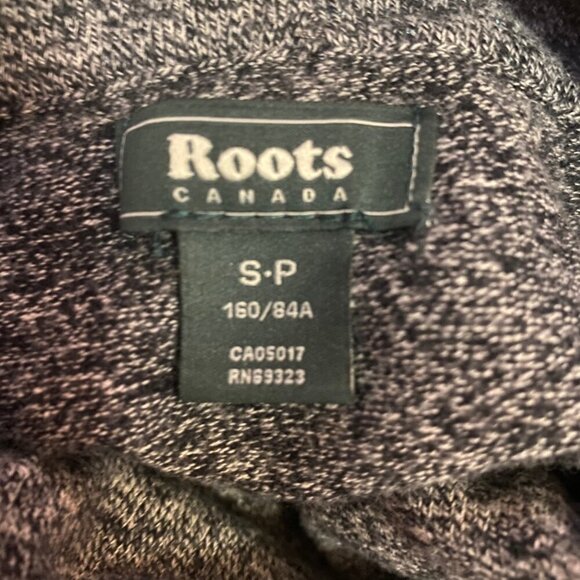 🖤 Roots Canada Cozy Dark Grey Cowl Neck Sweater (Size S) - Picture 5 of 6